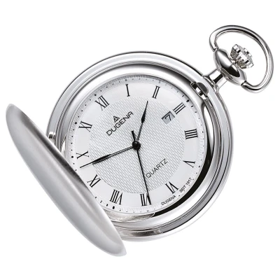 Afbeelding van Dugena Zakhorloge Savonette, 4288041 1 (set, 2 delig, Inclusief ketting)