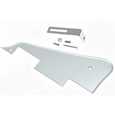 Afbeelding van Dopro Zilveren Spiegel LP Gitaar Slagplaat met Chrome Beugel voor Epiphone Les Paul