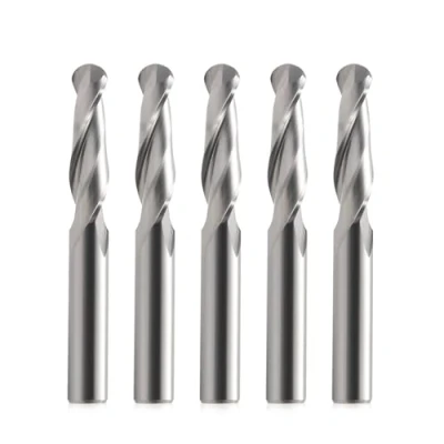 Afbeelding van EU_HOZLY 6 x 22 mm 2 fluit hardmetalen kogel neusfrees CEL verpakking van 5