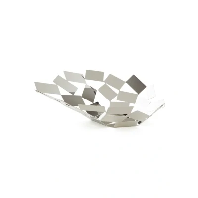 Afbeelding van Alessi La Stanza dello Scirocco schaal 41,6 x 37,5 cm Zilver
