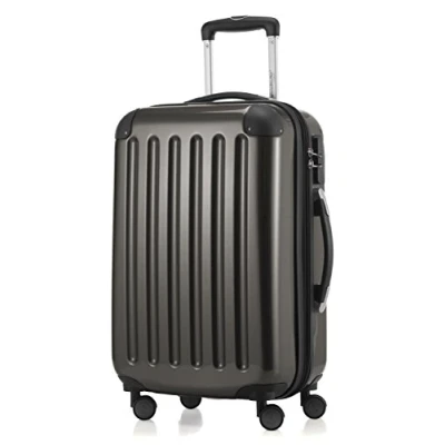 Afbeelding van Alex Hoofdstokkoffer, 4 Dubbele Wieltjes, Hardshell Koffer, Reiskoffer, 55 Cm, 42 Liter, Grafietgrijs