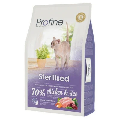 Afbeelding van Profine Sterilised Kip&amp;Rijst Kattenvoer 2 kg