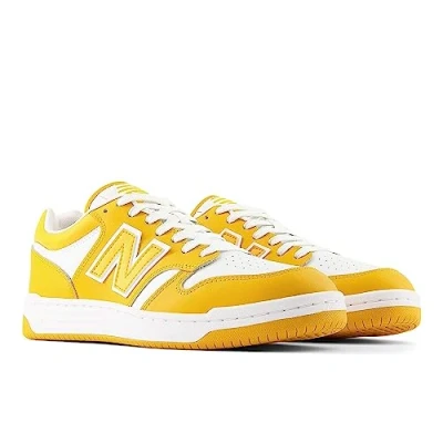 Afbeelding van New Balance Heren 480 Sneakers, Varsity Gold, 45.5 EU