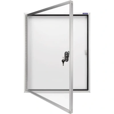 Afbeelding van Buitenvitrine magnetoplan CC, met veiligheidsglas, 6 x A4
