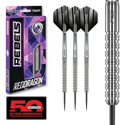 Afbeelding van RED DRAGON Rebel: Steeltip Tungsten Dartpijlen Professioneel 21 gram