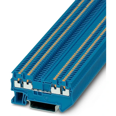 Afbeelding van Phoenix Contact PT 1,5/S QUATTRO BU 3208208 Doorgangsserieklem Aantal polen: 4 0.14 mm² 1.5 Blauw 50 stuk(s)