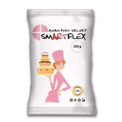Afbeelding van SmartFlex Fondant Baby Roze Velvet 250g