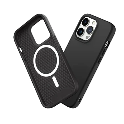 Afbeelding van RHINOSHIELD SolidSuit Case Compatible with Magsafe for [iPhone 13 Pro] Shock Absorbent Slim Design Protective Cover Premium Matte Finish 3.5M / 11ft Drop Protection Classic Black