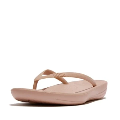 Afbeelding van Fitflop Iq&#039;Ah&#039; ergonomische teenslippers voor dames, Beige, 42 EU