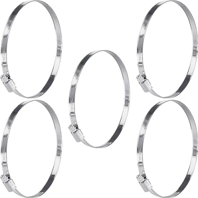 Afbeelding van Poppstar Roestvrij Stalen Slangklemmen 110 130 mm met Breedte 9 (5 stuks)
