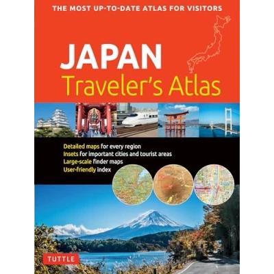 Afbeelding van Japan Traveler&#039;s Atlas: Japan&#039;s Most Up to date Atlas for Visitors