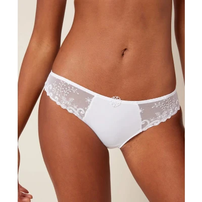 Afbeelding van Simone Pérèle Délice Slip 12X720 Blanc Maat XL
