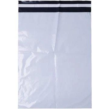 Afbeelding van OFFICE PRODUCTS verzendzakken plastic goederenzending / 100 stuks/LDPE folie/enveloppen ondoorzichtig 35 x 46 5 cm/kleur: wit