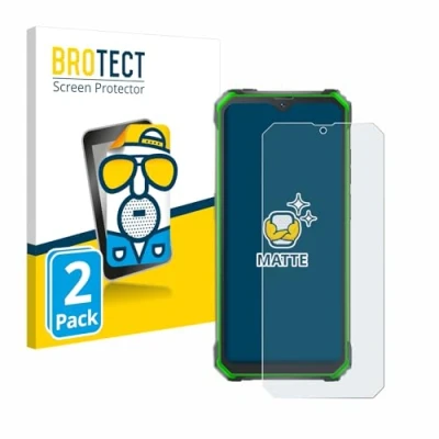 Afbeelding van BROTECT (2 Stuks) Antireflecterende Beschermfolie voor Blackview BV7100 Anti Glare Screen Protector, Mat, Ontspiegelend