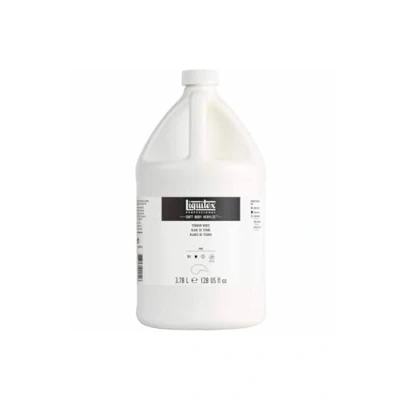 Afbeelding van Liquitex 1378432 Professional Acrylfarbe Soft Body Künstlerfarbe in cremiger deckender Konsistenz, hohe Pigmentierung, lichtecht &amp; alterungsbeständig, 3,78 Liter Flasche Titanweiß
