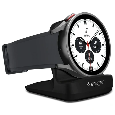 Afbeelding van Night Stand Samsung Galaxy Watch 5 van Spigen Zwart Kunststof
