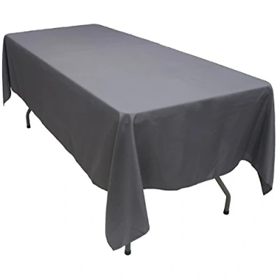 Afbeelding van KaitatsuSen Rechthoekig Polyester Stof Tafelkleed, Houtskool, 150x240 cm