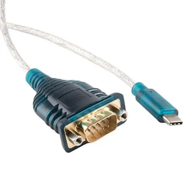 Afbeelding van UC232 naar Seriële Converter Met FTDI Type C USB RS232 Kabel Db9 Mannelijke Volledige Pinout Compatibel US232 Micro (Type FT232RL 150cm)