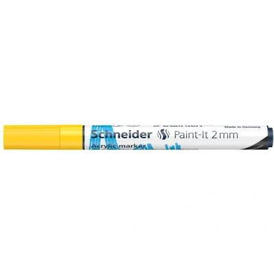 Afbeelding van Schneider acrylmarker Paint it 310 2mm geel S 120105