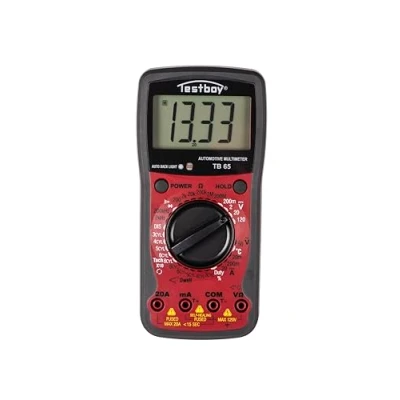 Afbeelding van Testboy TB 65 Multimeter Digitaal Weergave (counts): 1999