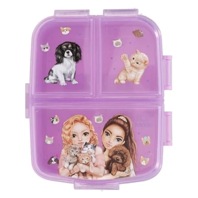 Afbeelding van Depesche TOPModel broodtrommel XL KITTY and DOGGY