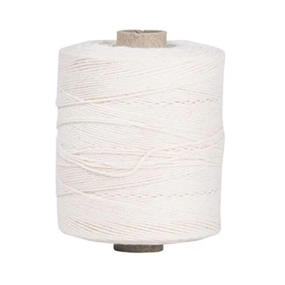 Afbeelding van Rayher 7205000 Inslag Touw Rol, 220 M, 1 Mm Ø, 6 Draads, 65 Procent Katoen, 35 Polyester, Wit