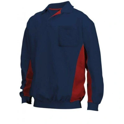Afbeelding van Tricorp Polosweater Marine Rood Maat 5XL