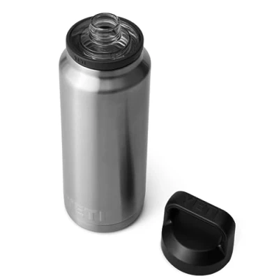 Afbeelding van YETI Rambler Bottle Chug, Vacuum Insulated Stainless Steel with Chug Cap, Steel, 36 oz (1065 ml)