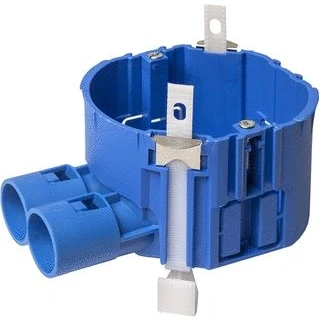 Afbeelding van Hollewanddoos HW52 F 50mm, voor 2 x 16,19 of 20mm buis, boormaat 76mm