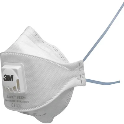 Afbeelding van 3M stofmasker 9322+Aura vouwbaar FFP2 met ventiel
