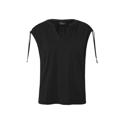 Afbeelding van s.Oliver Black Label Tshirt print, Dames, Maat: 32, Schwarz