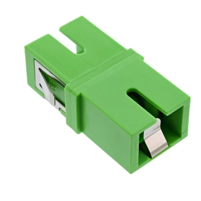 Afbeelding van InLine Glasvezel koppeling, simplex SC/SC, singlemode, keramische huls, met interne sluiter, groen (Netwerkkoppeling), Netwerk accessoires