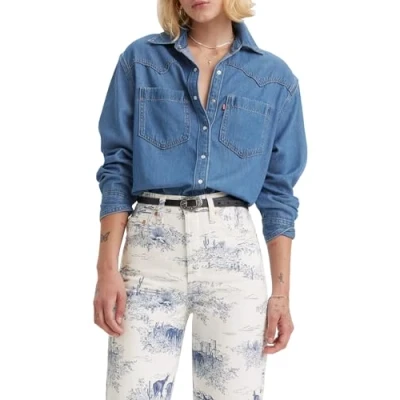 Afbeelding van Levi&#039;s Wovens_Women, Hm Ssnl Filll White, XS