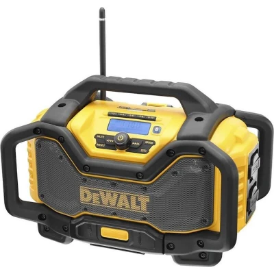 Afbeelding van DeWALT DCR027 18V Li Ion accu DAB+ Bouwradio met oplaadfunctie werkt op netstroom &amp;