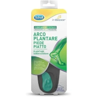 Afbeelding van Scholl In Balance voetboog, pijnverlichting, orthopedische inlegzolen, platte voeten, inlegzolen met dubbellaagse schokabsorberende gel flexibele ondersteuning, maat S (37 39,5), 1 paar