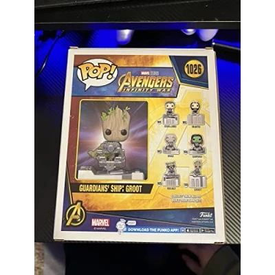 Afbeelding van Funko Knal! Deluxe: Marvel Avengers Infinity War Guardians&#039; Ship: Groot (speciale editie) #1026 Bobble Head vinylfiguur