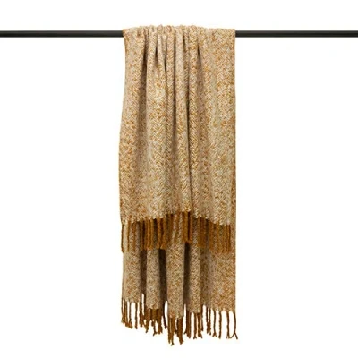 Afbeelding van Furn Weaver 130x180 THROW GOLD, acryl, cm
