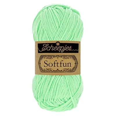 Afbeelding van Scheepjes Softfun 2640 Munt Garen 10x50g