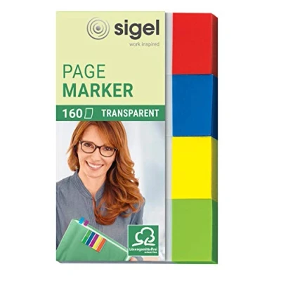 Afbeelding van Sigel Plakmarker HN670 4 blokken/pak Blauw, Geel, Groen, Rood