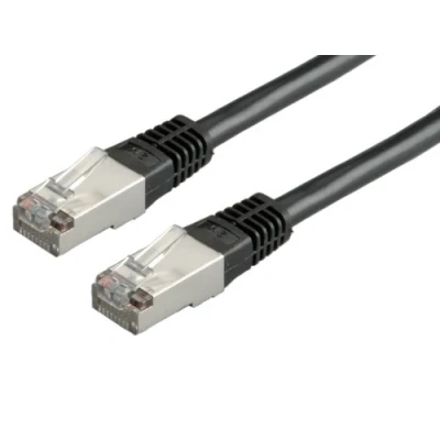 Afbeelding van VALUE Patchkabel Cat.6 (Class E) S/FTP (PiMF), zwart, 5 m