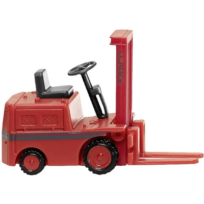 Afbeelding van Wiking 117102 H0 Bouwvoertuig Vorkheftruck Clark rood