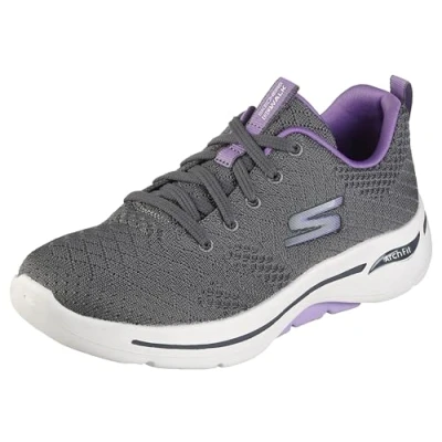 Afbeelding van Skechers Walk Sneaker voor dames, Grijs/Lavendel, 38.5 EU