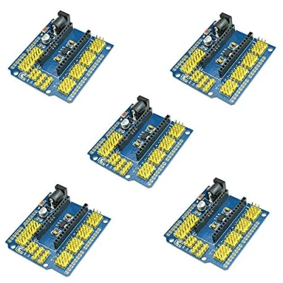 Afbeelding van ZkeeShop 5 stuks uitbreidingssensor, schild modules, compatibel met Arduino UNO R3 Nano I/O