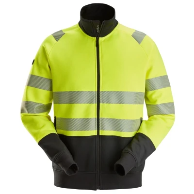 Afbeelding van Snickers 2835 High Vis Klasse 2, Jack met Rits Visibility/Zwart Geel XS
