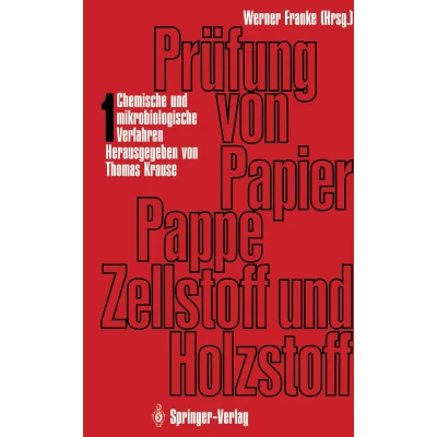Afbeelding van Prufung Von Papier, Pappe, Zellstoff Und Holzstoff