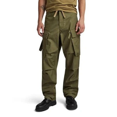 Afbeelding van G STAR R3N Balloon Cargobroek, Heren, Maat: Small, Shadow olive