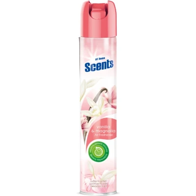 Afbeelding van 6x At Home Luchtverfrisser Spray Vanille en Magnolia 400 ml