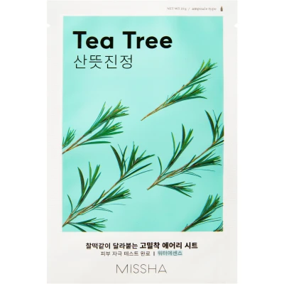 Afbeelding van Missha Airy Fit Sheet Mask (Tea Tree) Gezichtsmasker