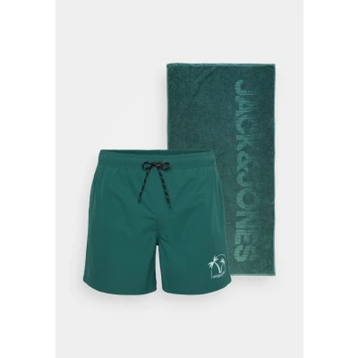 Afbeelding van Jack &amp; Jones Jpstmaui Beach SET Zwemshorts, Heren, Maat: XS, Mallard green