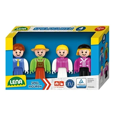 Afbeelding van Lena Set van 4 mobielen, accessoireset voor de TRUXX² voertuigserie, figuren binnen en buiten, kinderen vanaf 12 maanden, 04491